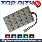 Topcity Car LED Interior Panel Lights 20SMD 5050 18LM Cold white - Car LED Interior Panel Lights